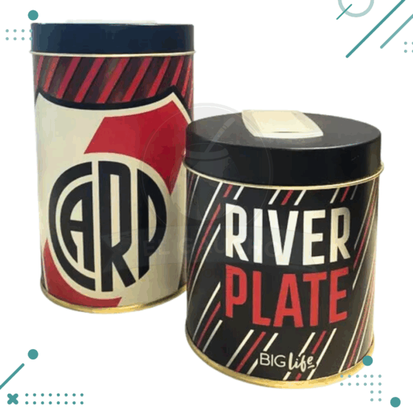 Latas Yerbera y Azucarera RIVER PLATE
