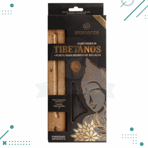 Sahumerios tibetanos + porta sahumerios de regalo VARIEDAD AROMATICA