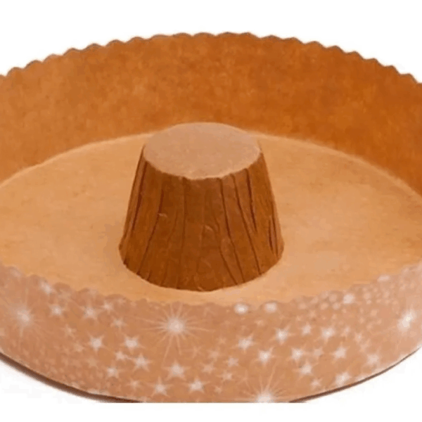 Molde Rosca De Pascua Savarin Papel Tubo 22 Cm X 10 Unidades