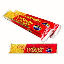 Turron-Oblea-rellena-con-pasta-de-Turron-y-Mani-25gr.-Bolsa-de-10u.-250gr.jpg Turrón Oblea Arcor, rellena con pasta de Turrón y Maní (25gr.) (Bolsa de 10u.) (250gr.) - Imagen 1