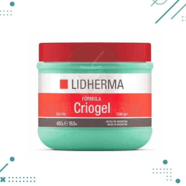 Lidherma Crio Gel Firming Reducer & Descongestant Body Cream For Massage, 480 g