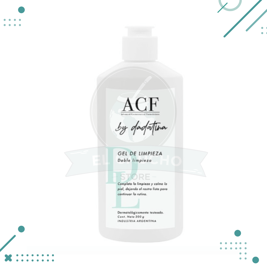 Untitled-design-16-2.png ACF Gel Limpieza Facial Doble Limpieza Facial Cleanser Gel Prevents Iirritations - Vegan & Cruelty Free by Dadatina, 200 ml - Imagen 1