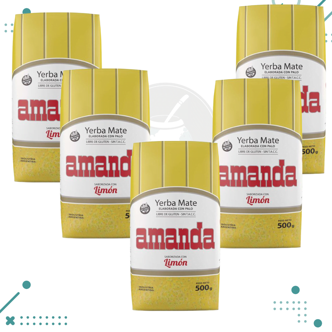 Untitled-design-594.png Yerba Mate Amanda Limon (500g)(Pack 5 un)(2.5kg) - Imagen 1