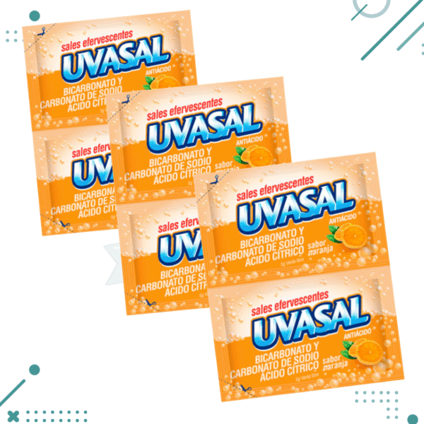 UVASAL SOBRE NARANJA x 5gr (pack x 6 sobres)
