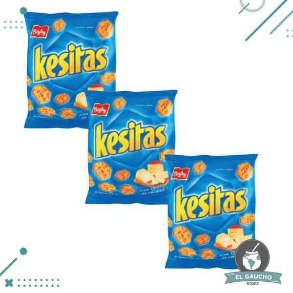 Galletitas Kesitas, Snack, envase Original (75gr.) (Pack de 3u.).(225gr.)