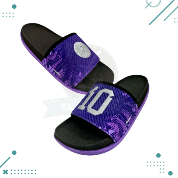 Bagunza Ojotas Chancletas Sandalias, Modelo ARG10 Selección Argentina, Color Violeta