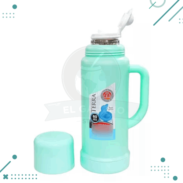 Termo terra 650ml color VERDE PASTEL