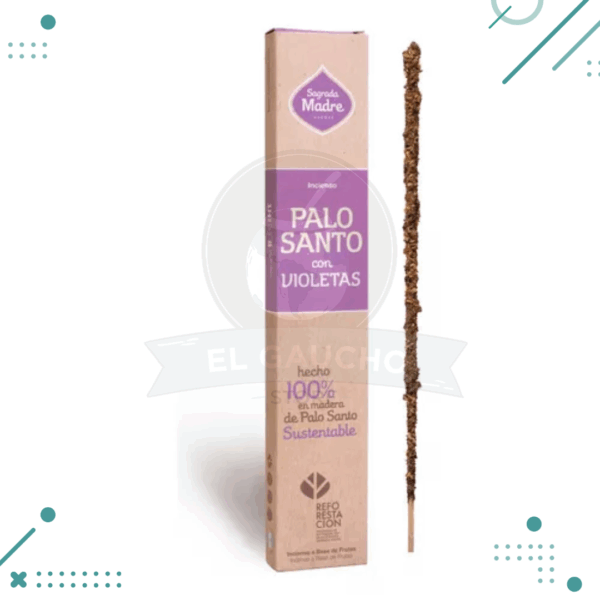 Sahumerios Sagrada Madre PALO SANTO CON VIOLETAS