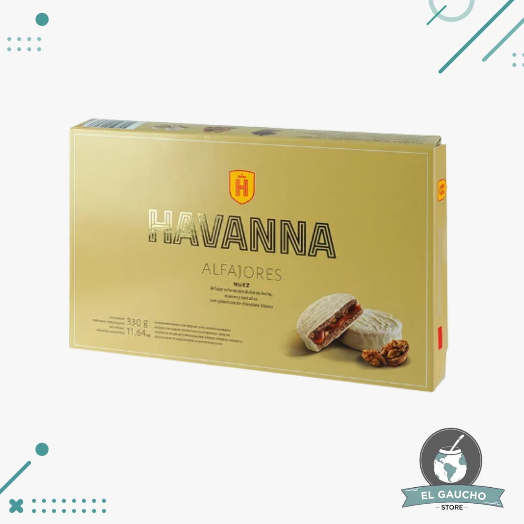 WhatsApp-Image-2022-04-28-at-12.35.45-PM-5.jpeg Alfajor Havanna de Nuez, Relleno con Dulce de Leche, Cubiertos de Chocolate Blanco (Caja de 12u) (660gr) - Imagen 1