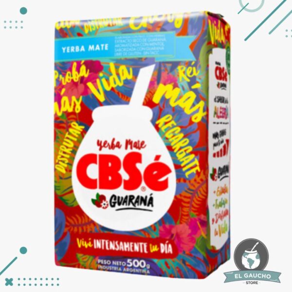 Yerba Mate CbSE Guarana, libre de Glúten (500gr)
