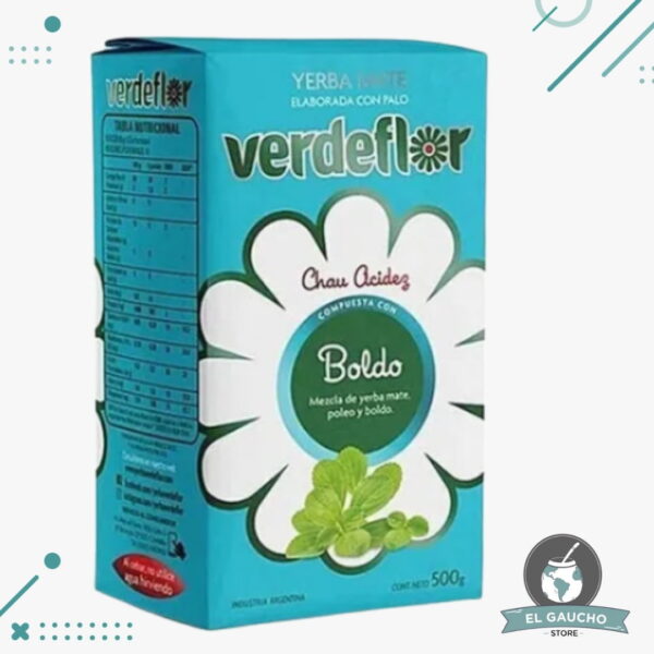 Yerba Mate VerdeFlor Con Boldo (500g)