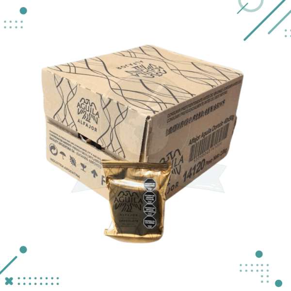 Alfajor Aguila dorado 50gr (caja x40 un.) (2kg)