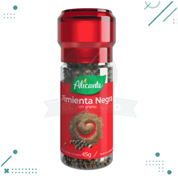 Alicante Molinillo De Pimienta Negra x45gr
