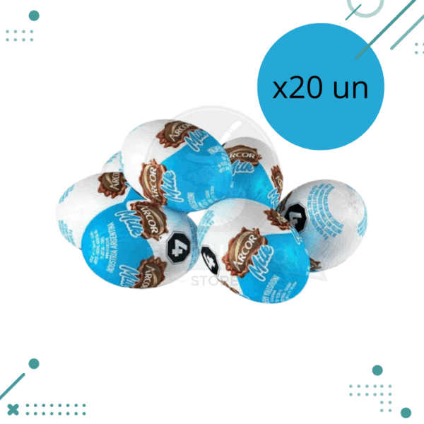 Huevitos ARCOR MILK 8gr (pack x20un.) 160gr