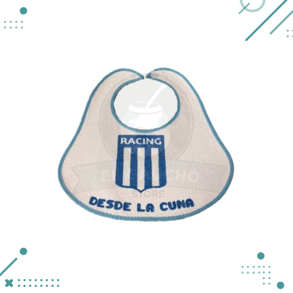 Babero escudo RACING