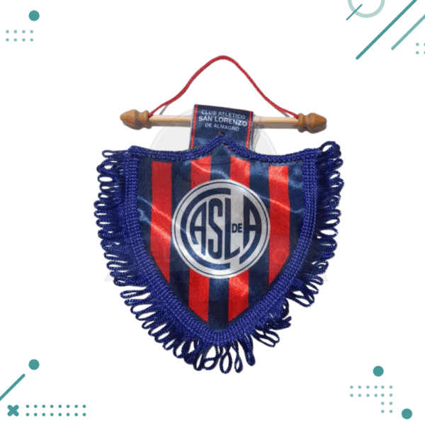 BANDERÍN MINI SAN LORENZO (CASLA) (15cm.)