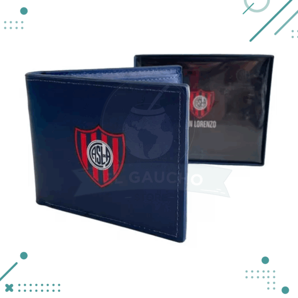 Billetera San Lorenzo con Caja (ESCUDO)