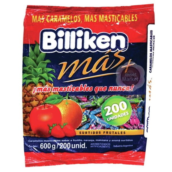 Billiken caramelos masticables x 600gr