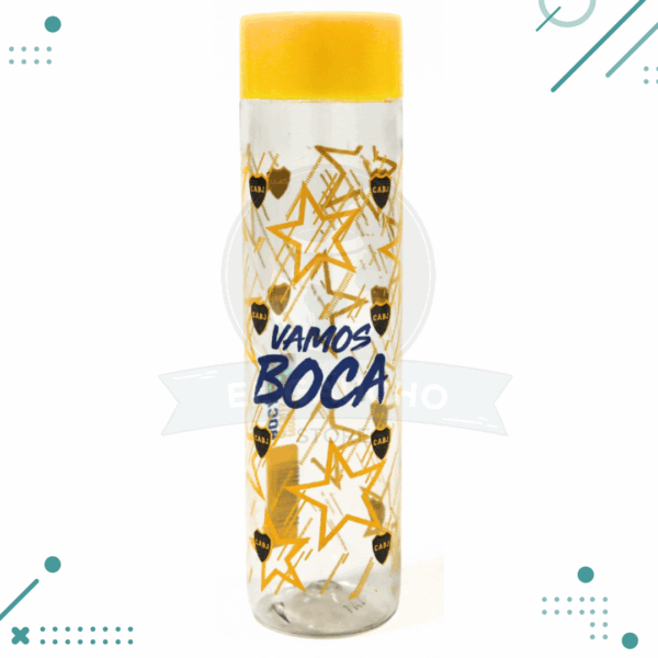 Botella Deportiva Plastico Boca Juniors MOD6 "VAMOS BOCA"