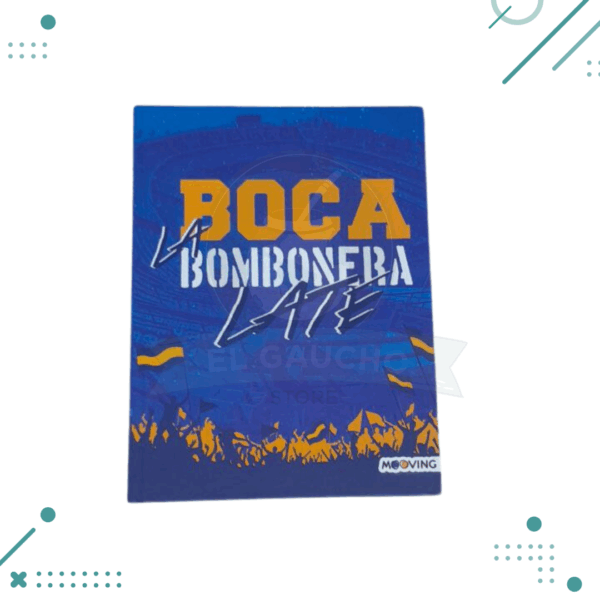 Cuaderno tapa dura BOCA JUNIORS hojas rayadas (LA BOMBONERA LATE)
