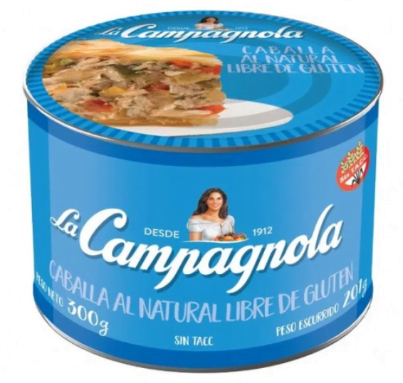 Caballa La Campagnola Al Natural x 300 gr