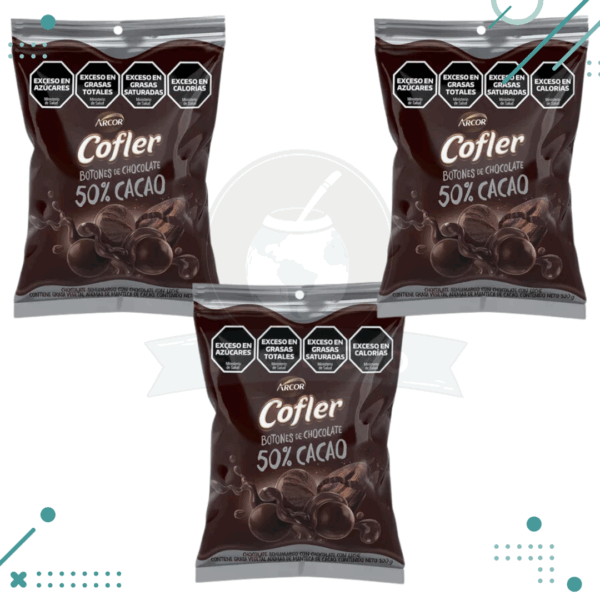 Cofler chocolate 50% cacao (100gr) Pack x3un. (300gr)