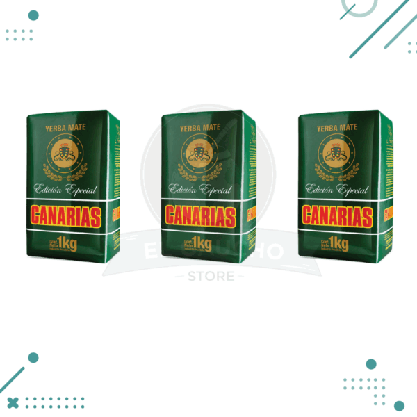 Yerba Mate Canarias Edicion Especial (1kg) pack x3 unidades (3Kg)