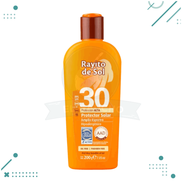 Rayito de Sol Protector Solar FPS30 x200g