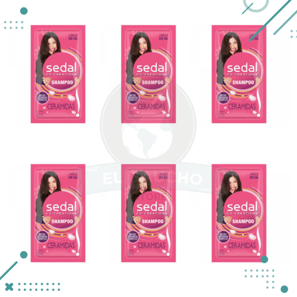 Shampoo Sedal Ceramidas Sachet 10ml Pack x6