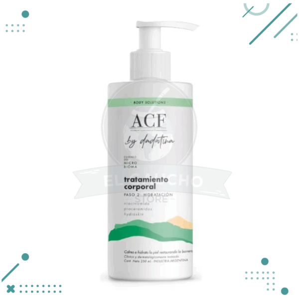 Acf By Dadatina Body Solutions Paso 2 Hidratación Corporal 250ml