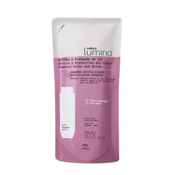 Repuesto shampoo revitalizante NATURA LUMINA x300ml