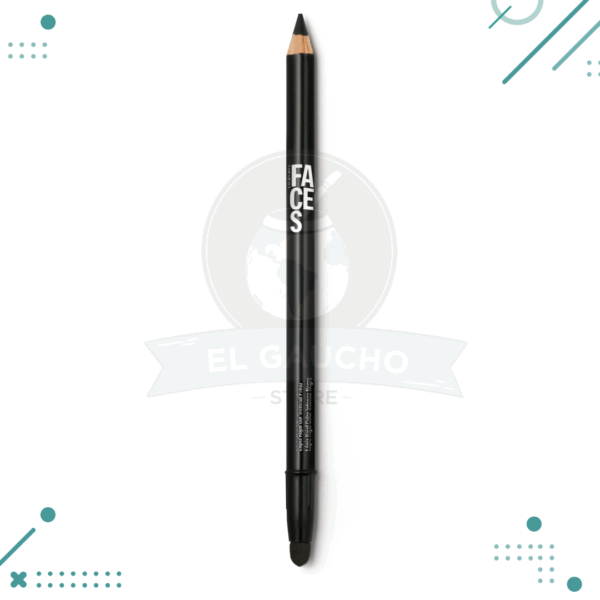 Natura Faces Lapiz Para Ojos Kajal NEGRO Color Intenso 1,3g Color Marrón Efecto Clasico