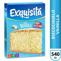 Premezcla para bizcochuelo Exquisita vainilla especial 540 gr