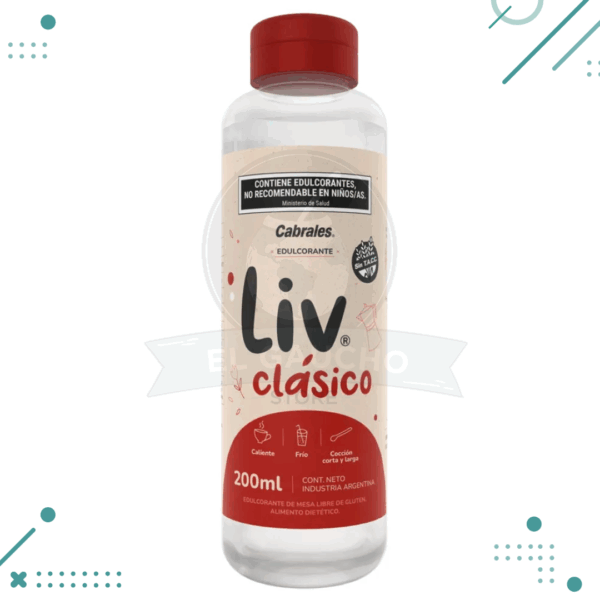 Edulcorante LIV clasico 200ml - Linea cabrales