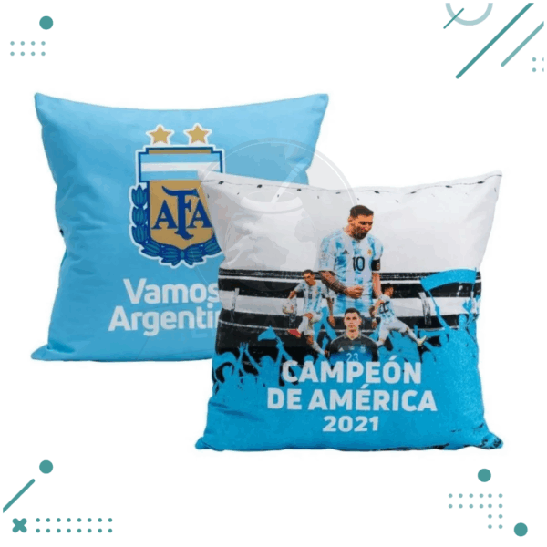 Funda De Almohadon Con Cierre ARGENTINA MOD 2 (2 ESTRELLAS PROMOCION) X 1 UNIDAD