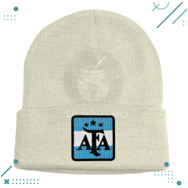 Gorro Lana AFA - BLANCO