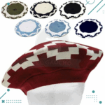 Boina De Hilo vuelo 32cm Guarda Pampa Beret Gaucho Style Classic color VERDE - Imagen 2