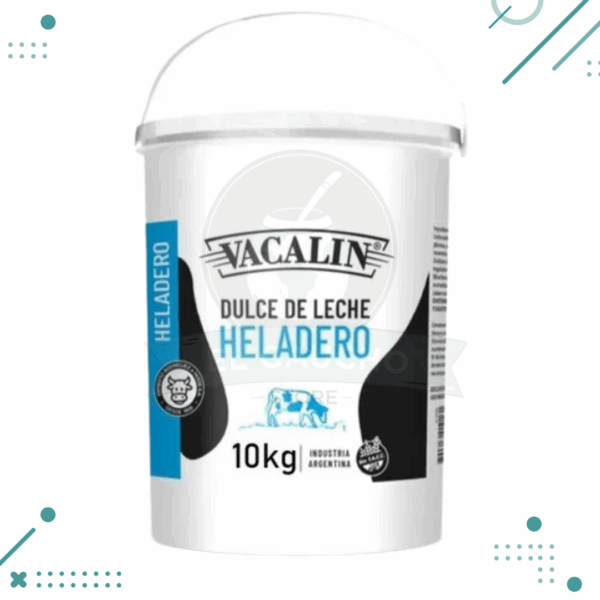 Dulce de leche VACALIN heladero 10kg