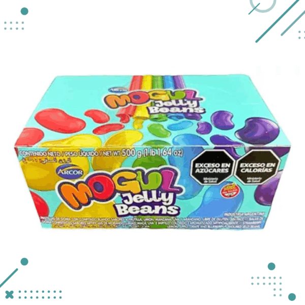 Pastillas MOGUL JELLY BEANS 50gr (display 10 un.) 500gr