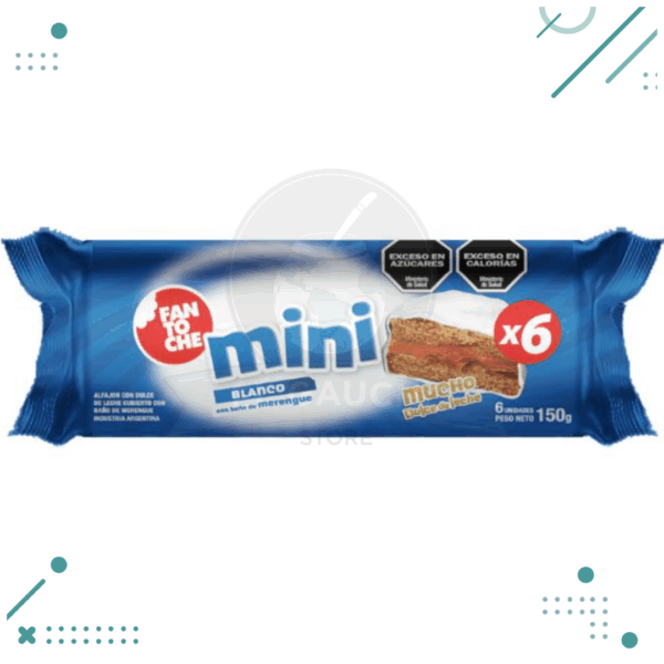 Fantoche Mini Alfajor Glaseado x6un (150gr)