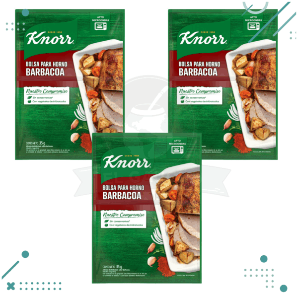 Al Horno Bolsas Saborizadas Knorr Barbacoa (21gr) X3unid (63gr)