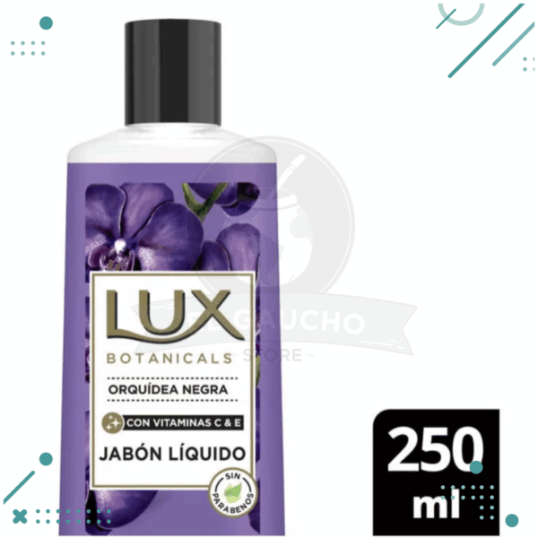 Jabon Liquido Corporal Lux Botanicals Orquidea Negra x250 Ml