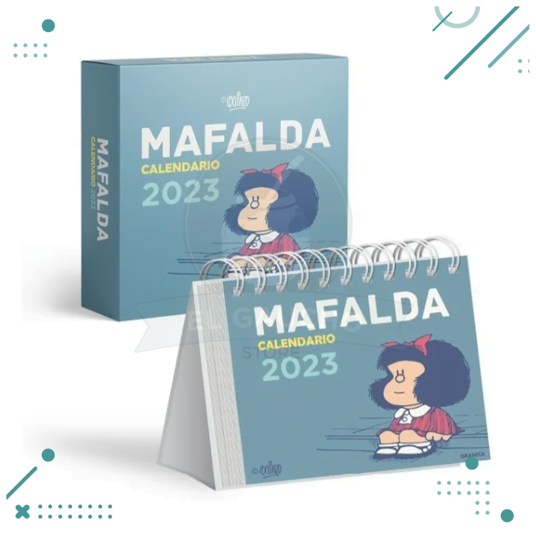 mafalda-5.png Mafalda 2023, Calendario Caja Azul Claro - Imagen 1