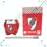 Mate Pampa Copa/bocón River Plate + bombilla de regalo
