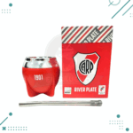 Mate Pampa Copa/bocón River Plate + bombilla de regalo - Imagen 3
