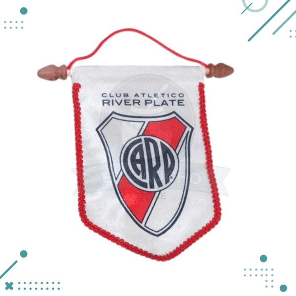 BANDERIN MINI ESTANDARTE RIVER (15cm.) (modelo 2)