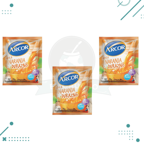 Jugo Arcor Naranja - Durazno 20g (pack x3un.) 60gr