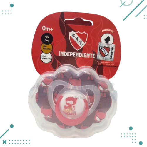 CHUPETE ANATOMICO "NACI ROJO" INDEPENDIENTE (CAI) (0M+)