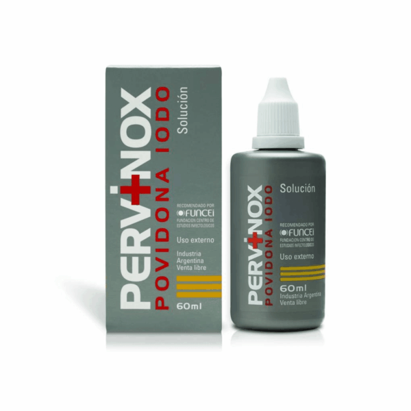 Pervinox Providona Iodo Antiseptic & Disinfectant Removes Bacteria, 60 ml