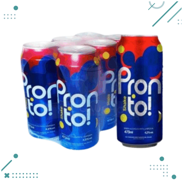 Aperitivo Pronto SHAKE Lata (473cc) (pack x6) (2838cc)